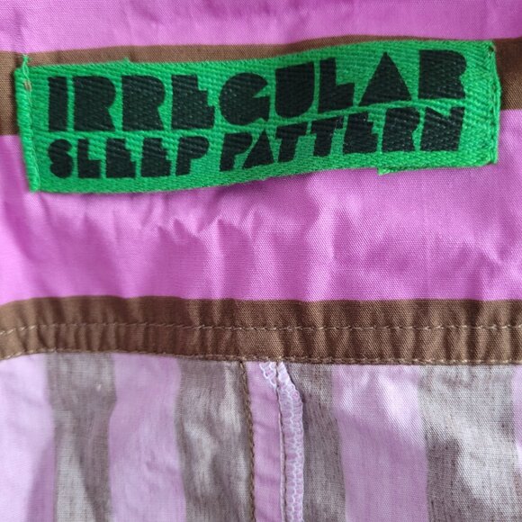 "Irregular Sleep Pattern" High-Waisted 100% Organic Cotton Pyjama Pants-Size 2XL - Picture 9 of 10